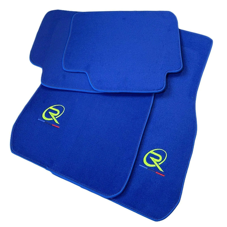 Blue Floor Mats For BMW X1 Series F48 Tailored Set Perfect Fit - AutoWin