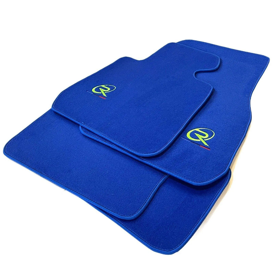 Blue Floor Mats For BMW X3 Series F25 Tailored Set Perfect Fit - AutoWin