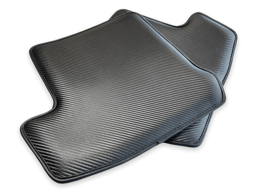 Carbon Fiber Floor Mats for Porsche 992 Gt2rs 2021-2022 Green Sewing - AutoWin