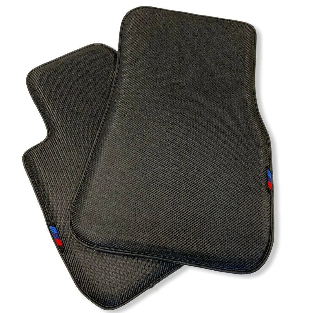 Floor Mats For BMW 6 Series E63 Autowin Brand Carbon Fiber Leather - AutoWin