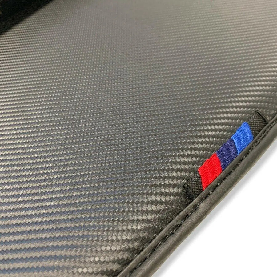 Floor Mats For BMW 8 Series G14 Autowin Brand Carbon Fiber Leather - AutoWin