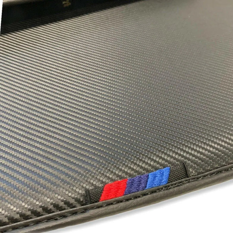 Floor Mats For BMW 8 Series G14 Autowin Brand Carbon Fiber Leather - AutoWin