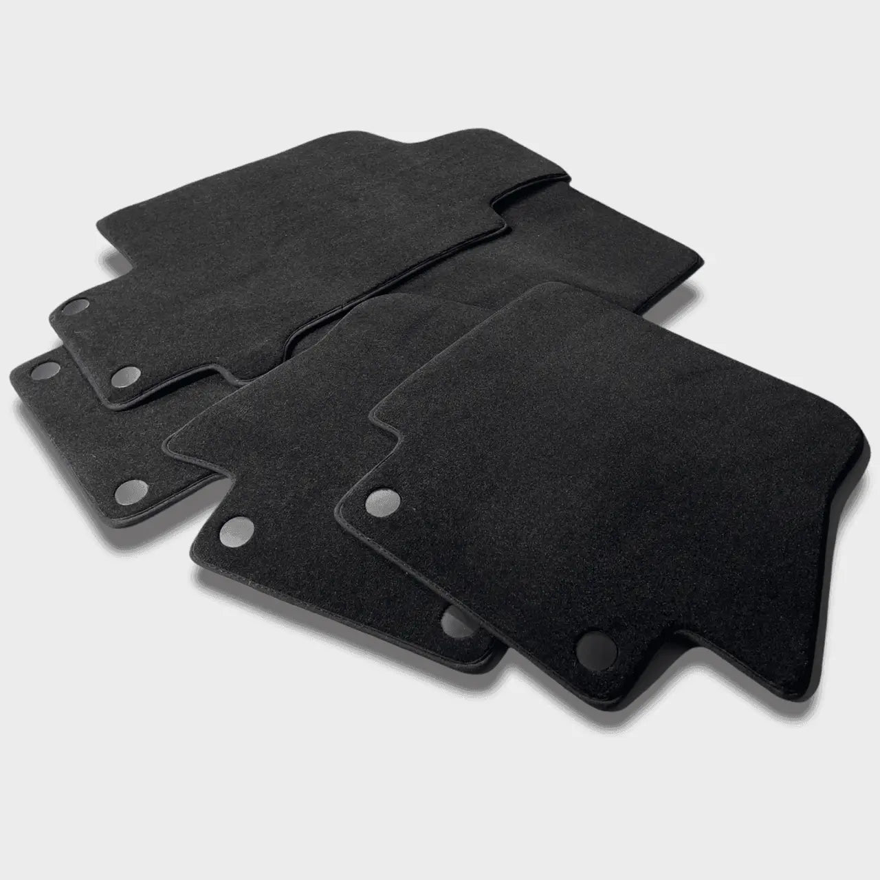 Floor Mats For Maserati GranCabrio I (2010-2019) Black - AutoWin