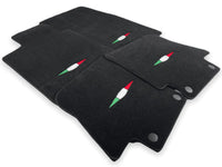 Floor Mats For Maserati GranCabrio I (2010-2019) Black IT Edition - AutoWin