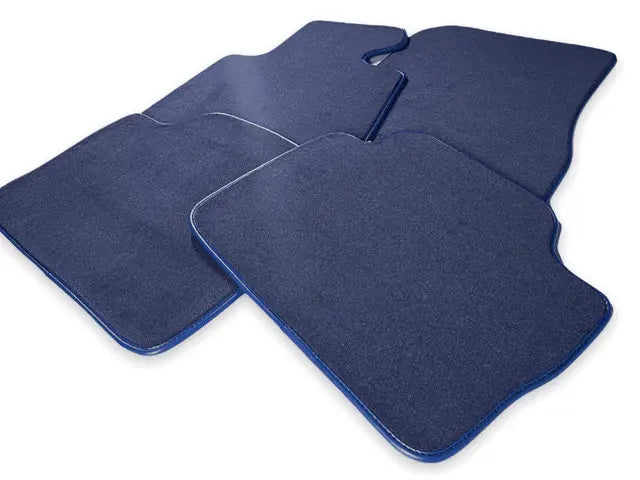Floor Mats For Rolls Royce Dawn Rr6 2016-2023 Dark Blue - AutoWin
