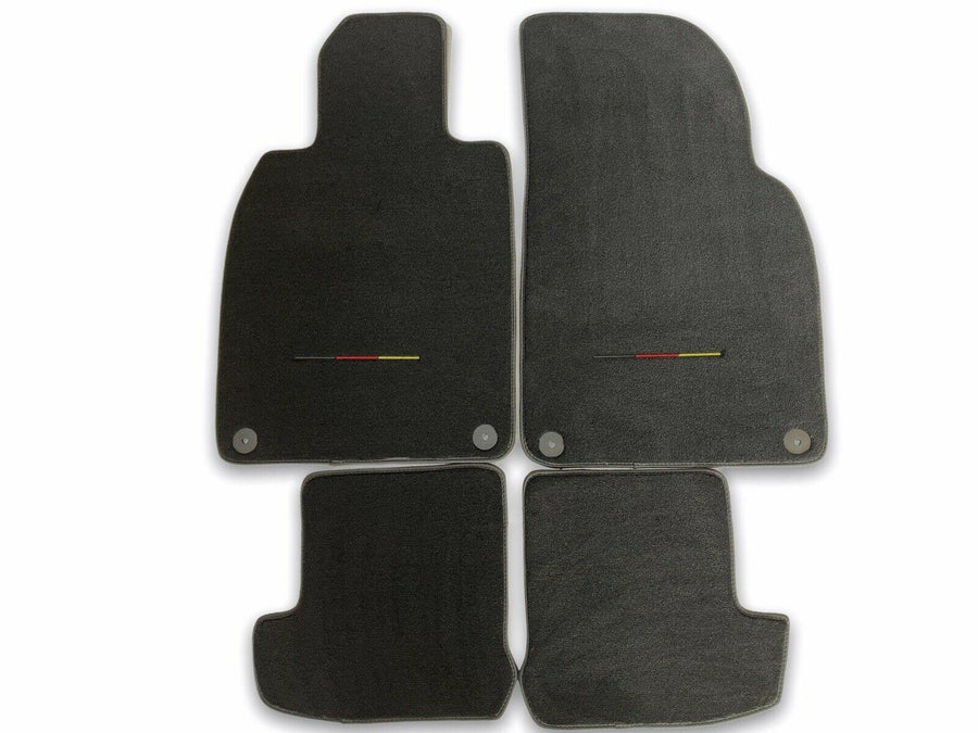Floor Mats for Porsche Taycan 2019-2023 Carpet Germany Flag AutoWin Brand - AutoWin
