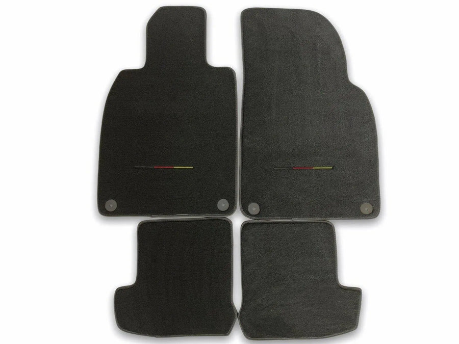 Floor Mats for Porsche Taycan 2019-2023 Carpet Germany Flag AutoWin Brand - AutoWin
