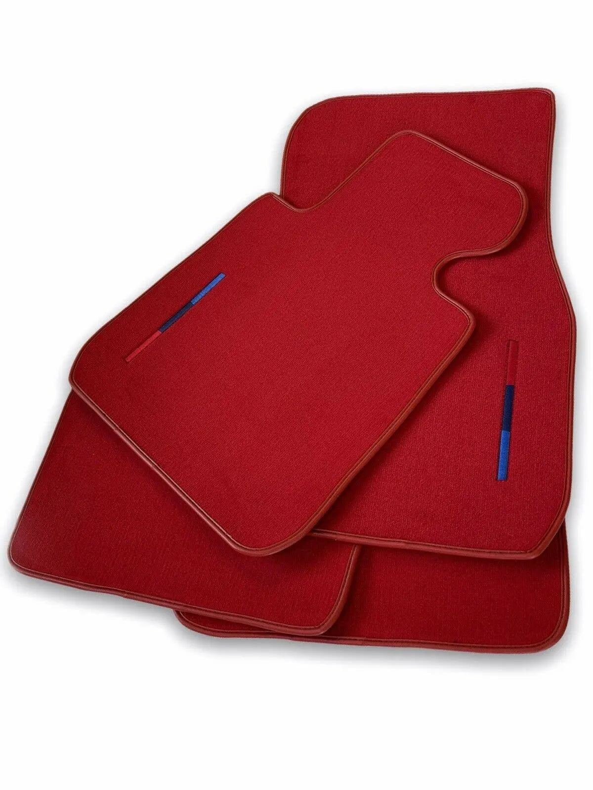 Red Floor Mats For BMW 2 Series F22 With M Package - AutoWin