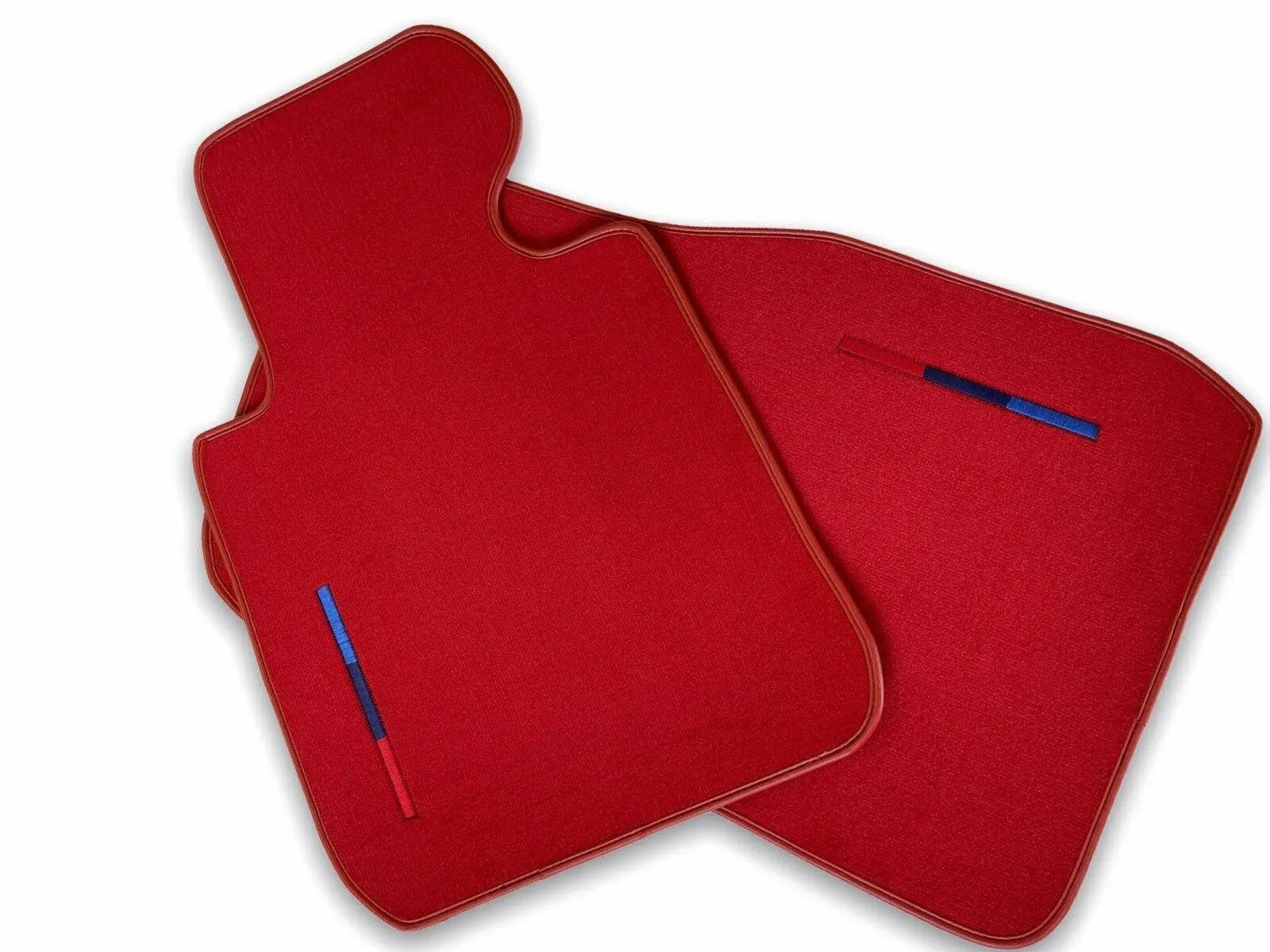 Red Floor Mats For BMW 5 Series E60 With M Package - AutoWin