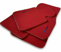 Red Floor Mats For BMW 5 Series F07 GT With M Package - AutoWin