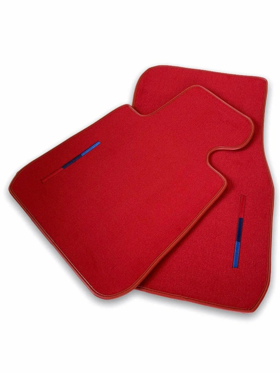 Red Floor Mats For BMW 6 Series F06 Gran Coupe With M Package - AutoWin