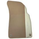 Beige Floor Mats for Bentley Flying Spur (2013-2019) with Leather - AutoWin