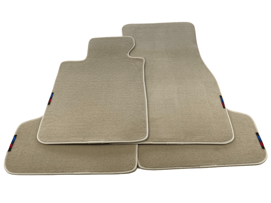 Beige Floor Mats For BMW 1 Series F20 With M Package - AutoWin