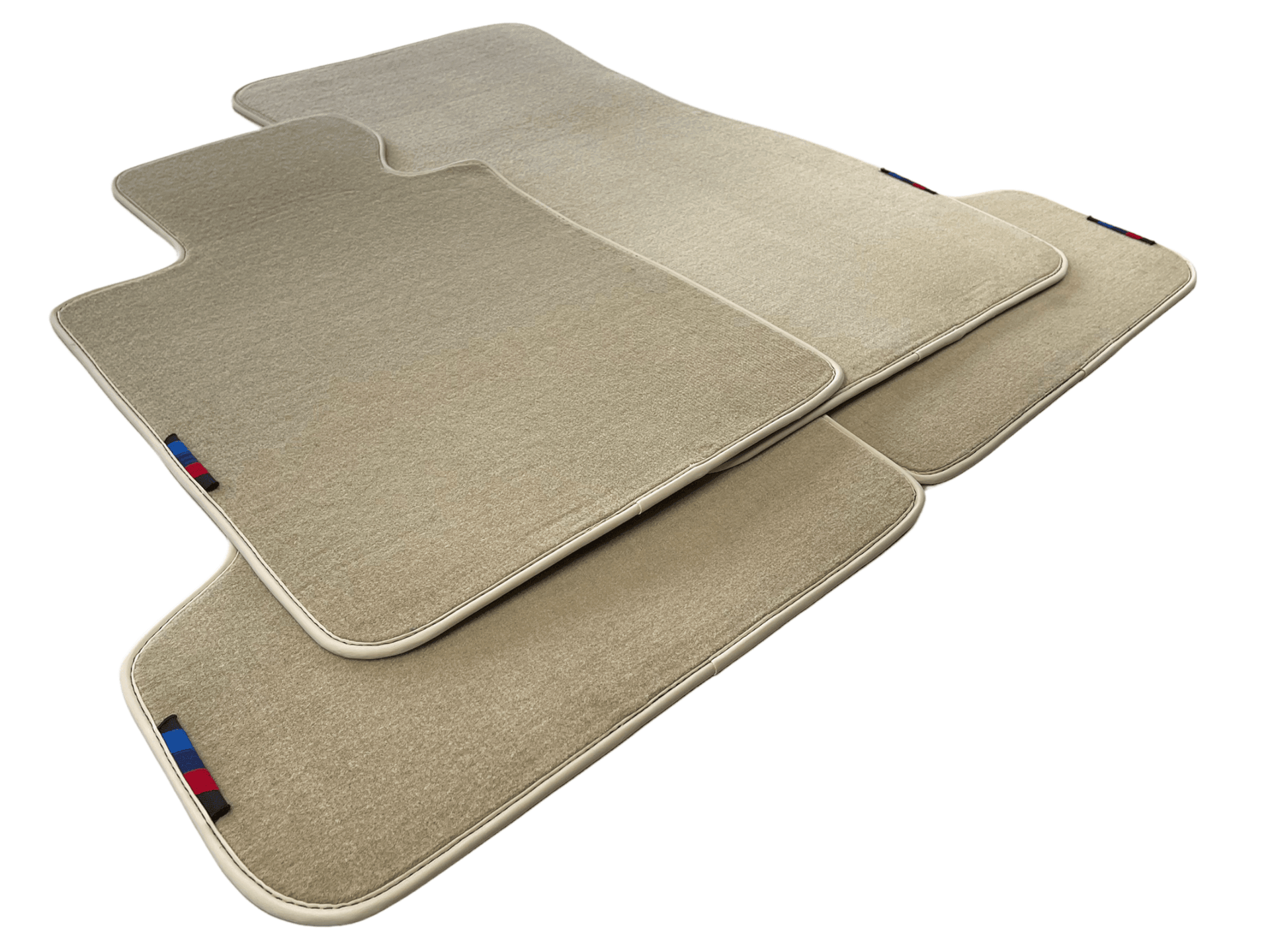 Beige Floor Mats For BMW 8 Series G14 With M Package AutoWin Brand - AutoWin