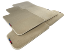 Beige Floor Mats For BMW M3 F80 Series With M Package AutoWin Brand - AutoWin