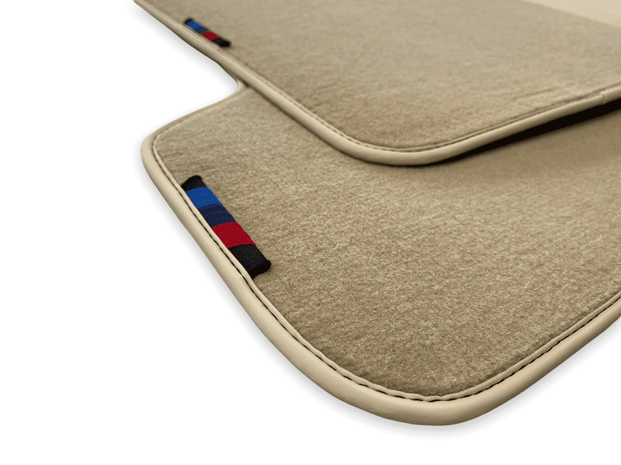 Beige Floor Mats for BMW iX (2022-2024) With M Package - AutoWin