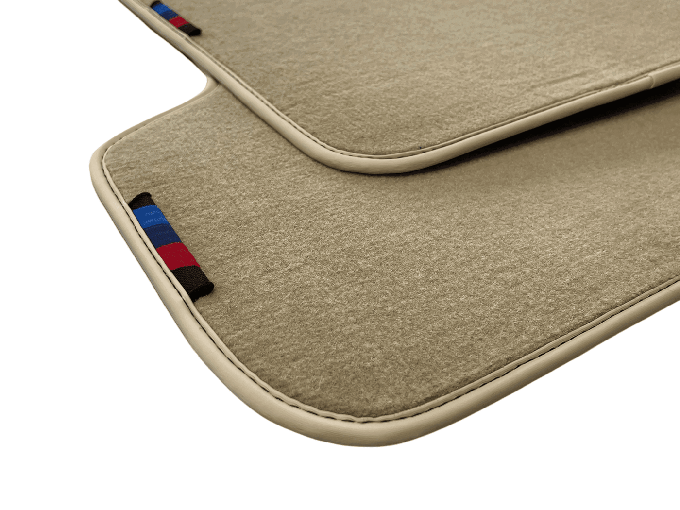 Beige Floor Mats for BMW iX (2022-2024) With M Package - AutoWin