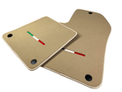 Beige Floor Mats For Ferrari 599 Coupe 2006-2012 Italian Edition - AutoWin