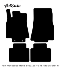 Beige Floor Mats For Mercedes Benz B-Class T245 (2005-2011) | Limited Edition - AutoWin