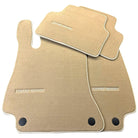 Beige Floor Mats For Mercedes Benz C-Class S203 Estate (2001-2007) | Limited Edition - AutoWin