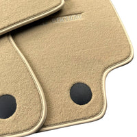 Beige Floor Mats For Mercedes Benz E-Class A207 Convertible (2010-2013) | Limited Edition - AutoWin