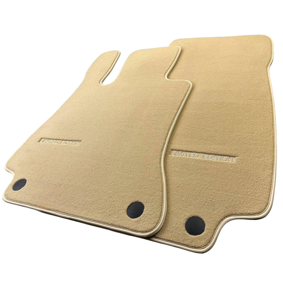 Beige Floor Mats For Mercedes Benz GL-Class X166 (2012-2015) | Limited Edition - AutoWin