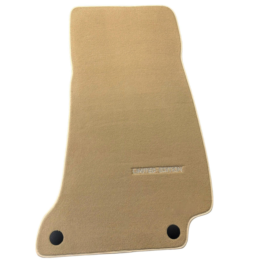Beige Floor Mats For Mercedes Benz GL-Class X166 (2012-2015) | Limited Edition - AutoWin