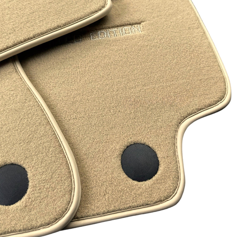Beige Floor Mats For Mercedes Benz GLB-Class X247 (2020-2023) | Limited Edition - AutoWin