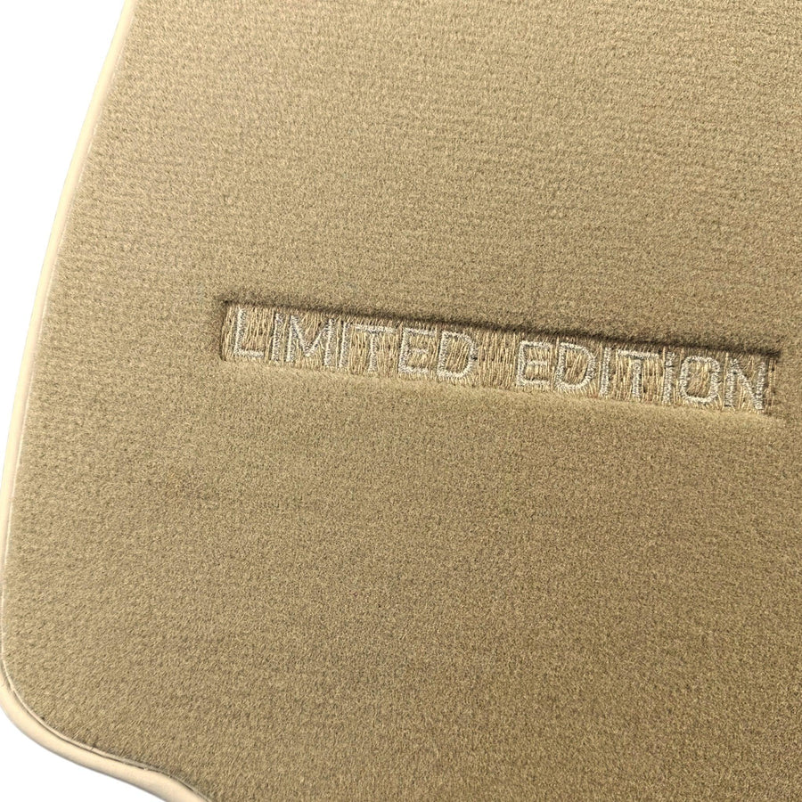 Beige Floor Mats For Mercedes Benz S-Class W126 (1979-1991) | Limited Edition - AutoWin