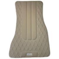 Beige Leather Floor Floor Mats For BMW X5 Series F15 - AutoWin