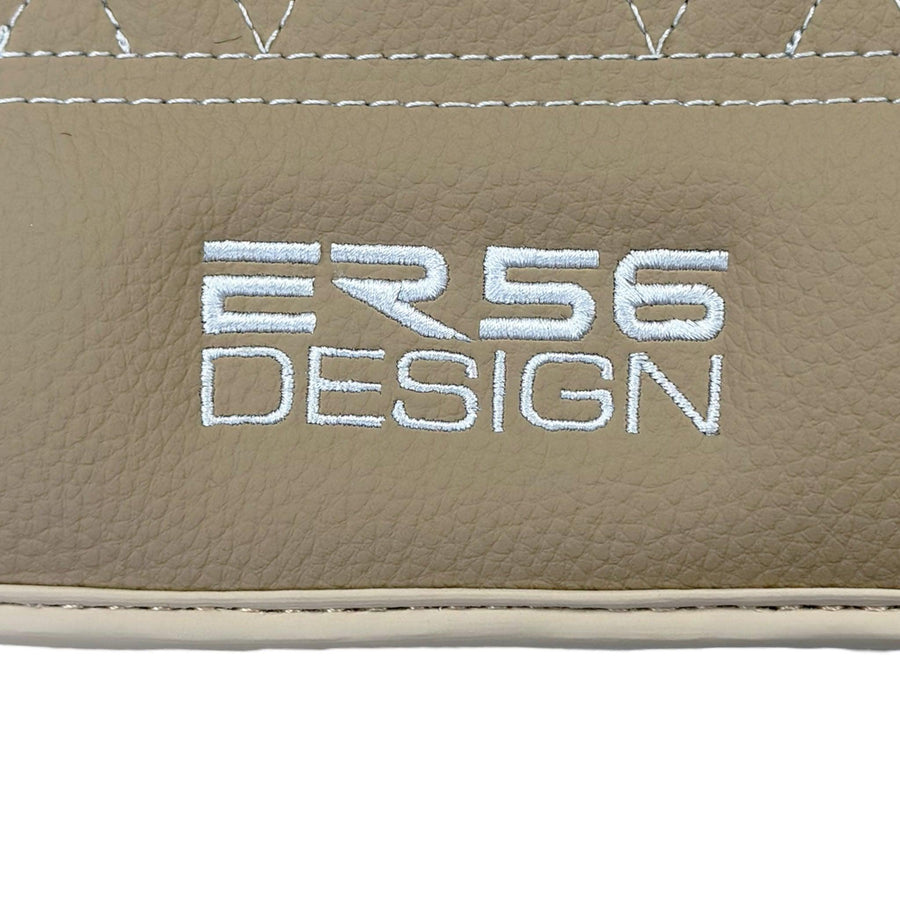 Beige Leather Floor Mats For BMW 7 Series E38 - AutoWin