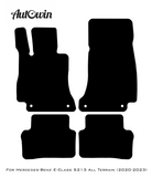 Beige Leather Floor Mats For Mercedes Benz E-Class S213 All Terrain (2020-2023) | ER56 Design - AutoWin