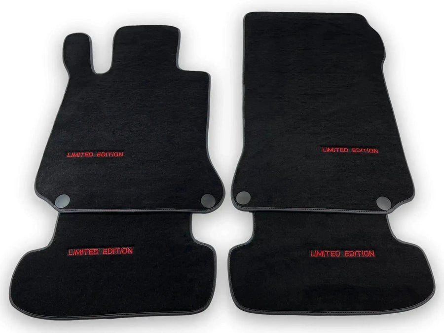 Beige Leather Floor Mats For Mercedes Benz S-Class X222 Maybach (2015-2021) | ER56 Design - AutoWin