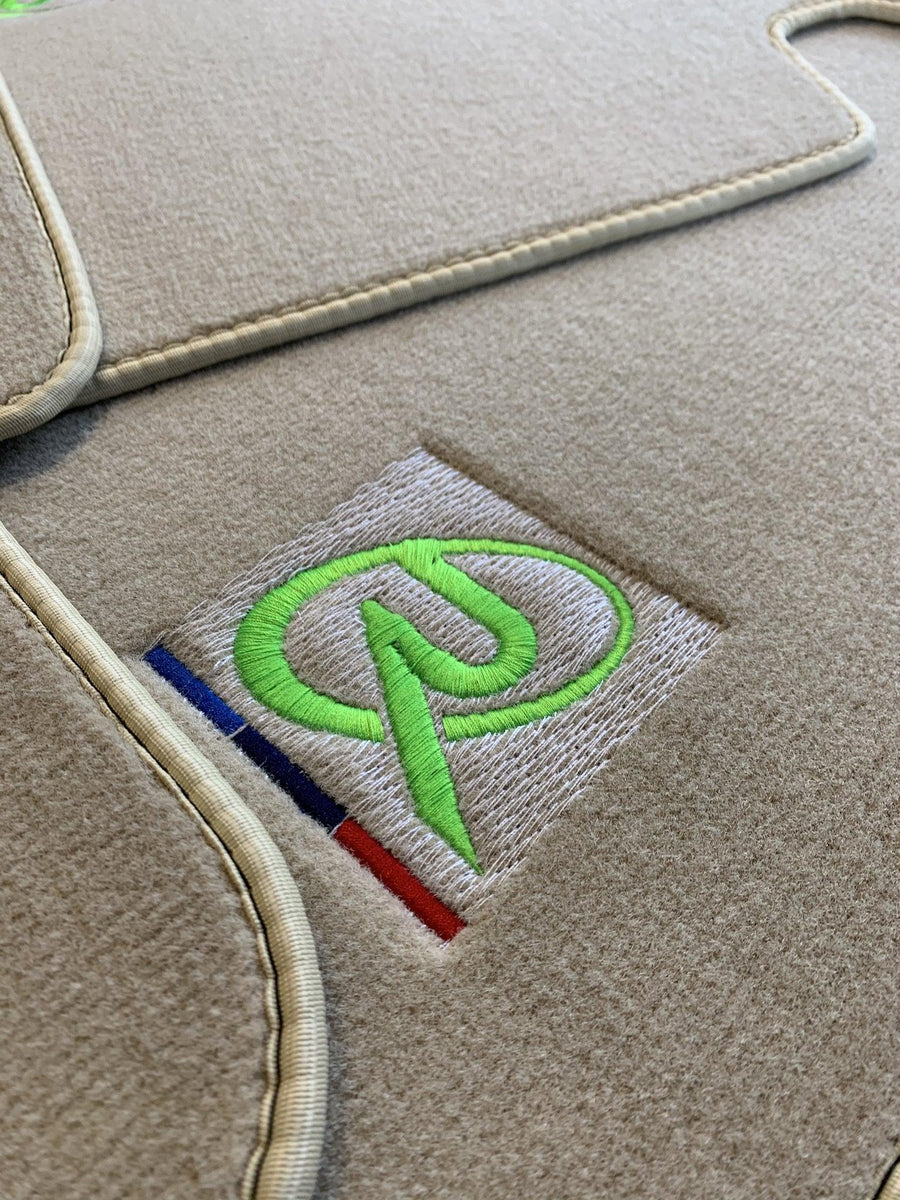 Beige Mats For BMW 7 Series E32 Tailored Set Perfect Fit - AutoWin