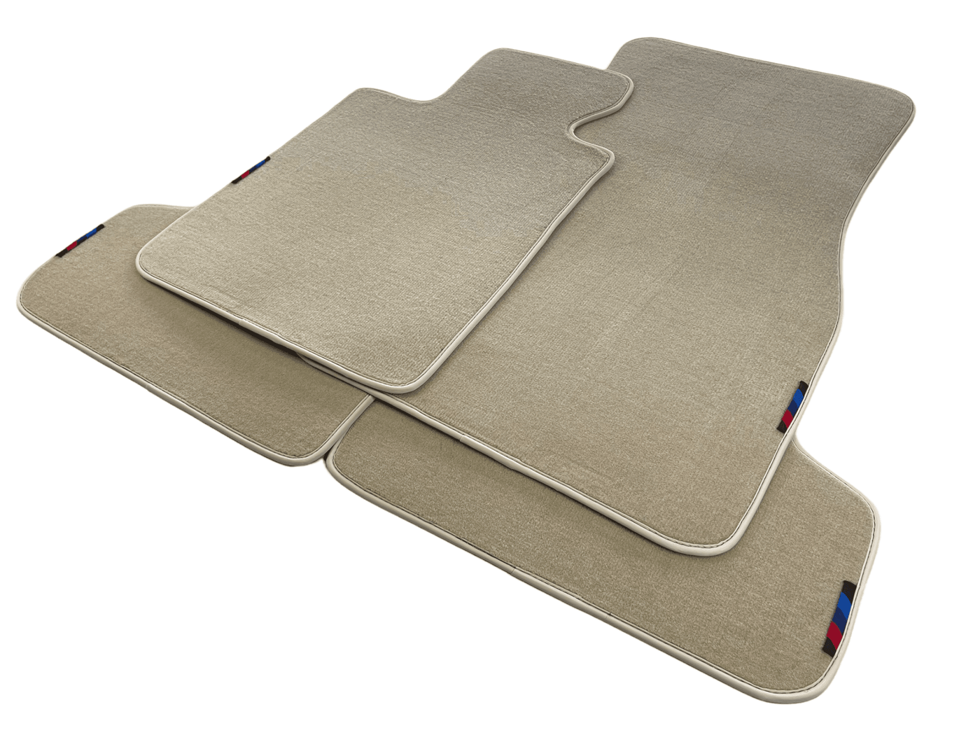 Beige Mats For BMW M6 E24 With M Package - AutoWin