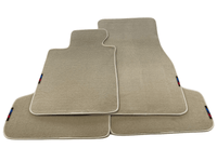 Beige Mats For BMW X3 - E83 SUV With M Package - AutoWin