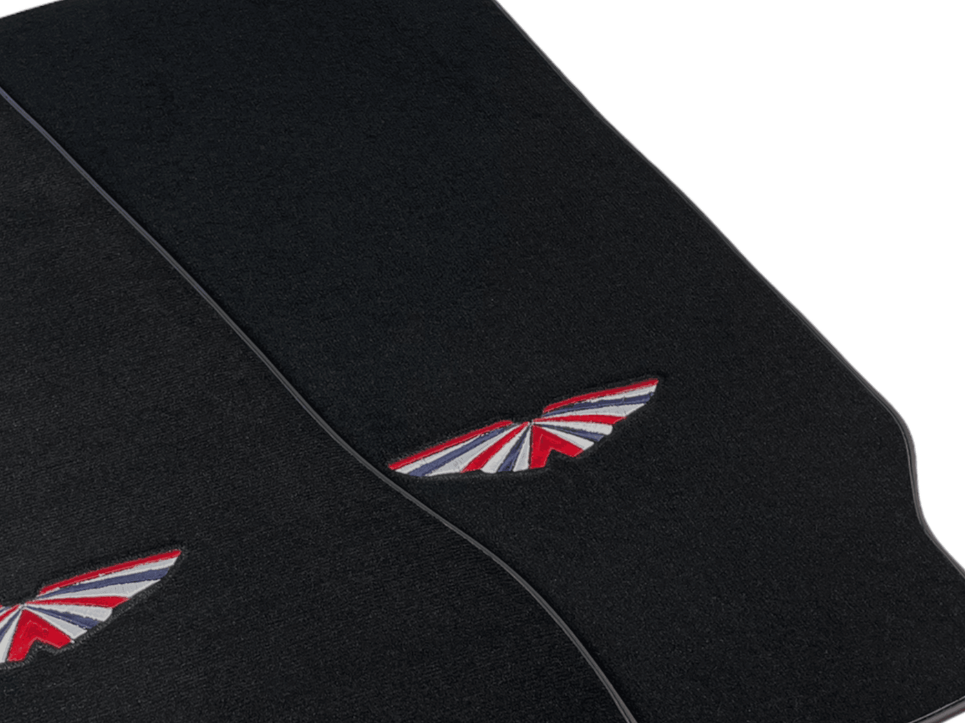 Black Floor Mats For Aston Martin Vanquish (2012–2018) Er56 Design - AutoWin