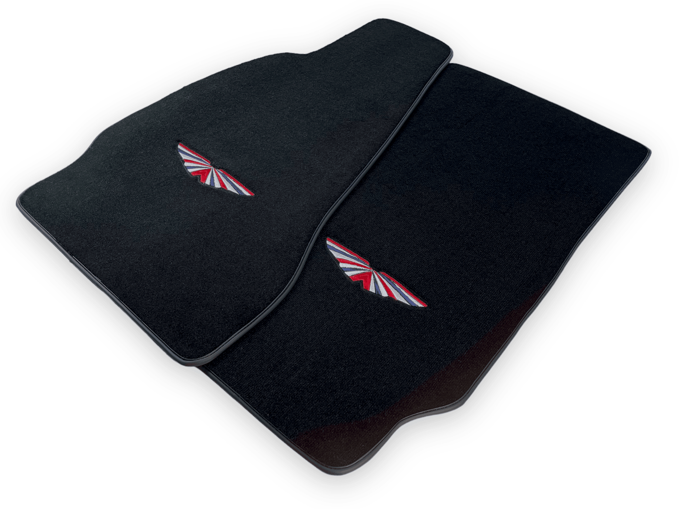 Black Floor Mats For Aston Martin Vanquish (2012–2018) Er56 Design - AutoWin
