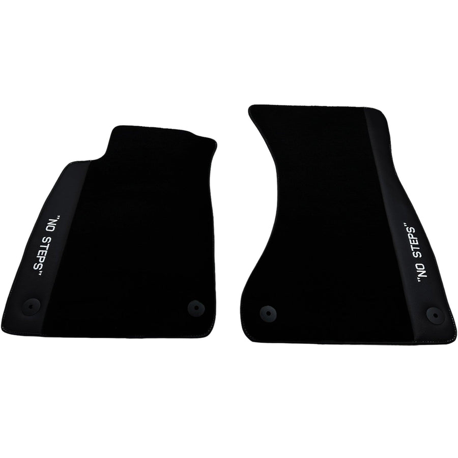 Black Floor Mats for Audi A3 - 5-door Sedan (MHEV) Mild Hybrid Electric Vehicle (2021 - 2024) | No Steps - AutoWin