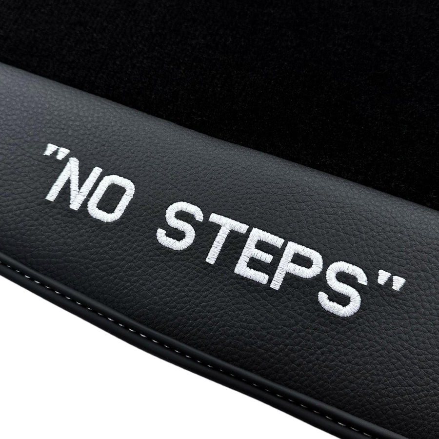 Black Floor Mats for Audi A4 - B7 Sedan (2005-2008) | No Steps - AutoWin
