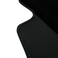 Black Floor Mats for Audi A6 - C4 Sedan (1994-1997) | Fighter Jet Edition - AutoWin