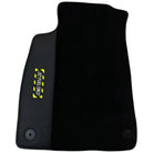 Black Floor Mats for Audi A6 - C6 Allroad Quattro (2006-2008) | Fighter Jet Edition - AutoWin