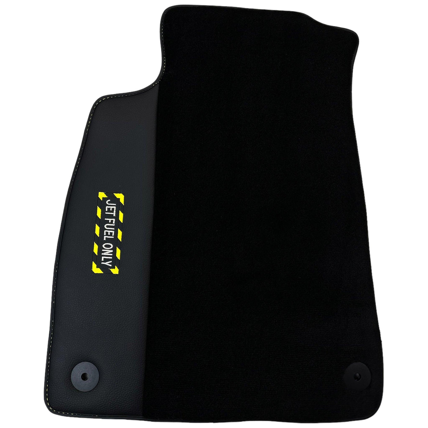 Black Floor Mats for Audi A6 - C6 Allroad Quattro Facelift (2008-2011) | Fighter Jet Edition - AutoWin