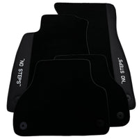 Black Floor Mats for Audi A6 - C6 Allroad Quattro Long (2006-2008) | No Steps - AutoWin