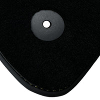 Black Floor Mats for Audi A6 - C6 Avant Facelift (2008-2011) | Fighter Jet Edition - AutoWin