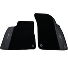Black Floor Mats For Bentley Mulsanne (2010-2020) with Leather - AutoWin