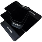 Black Floor Mats For BMW 5 Series F10 No Steps Edition - AutoWin