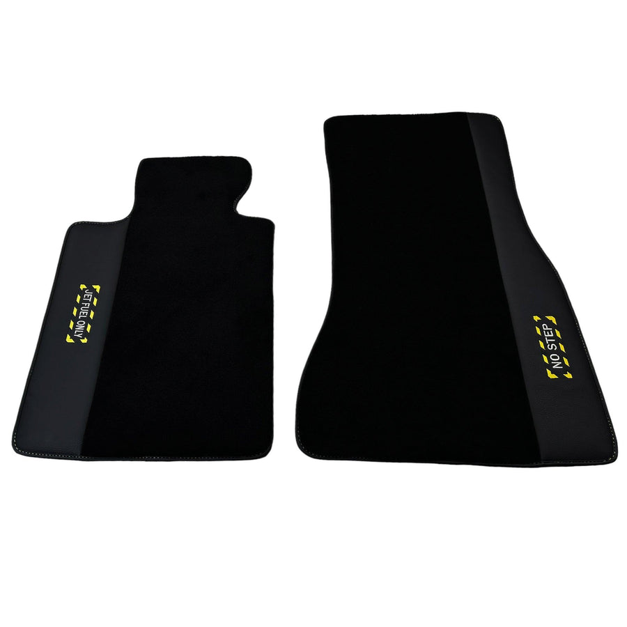 Black Floor Mats For BMW M8 Series Convertible F91 | Fighter Jet Edition AutoWin Brand - AutoWin
