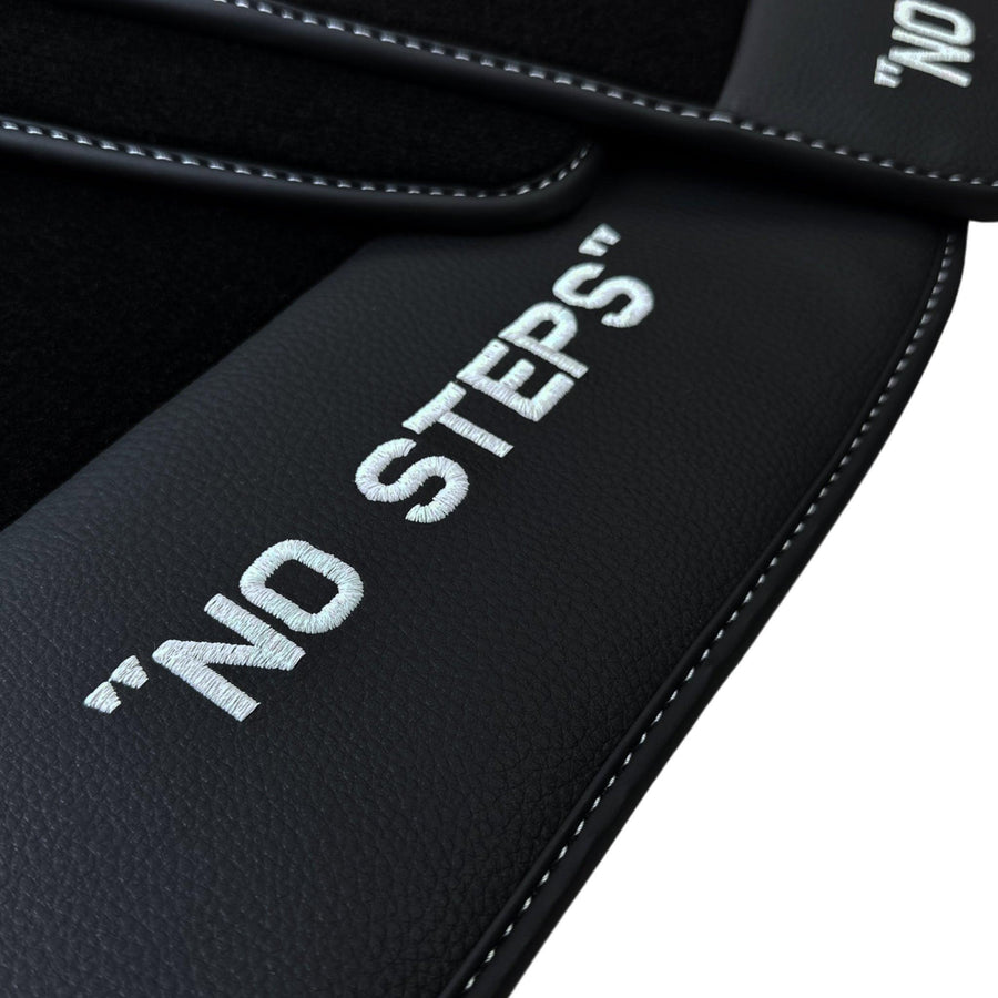 Black Floor Mats For BMW X4M Series F98 No Steps Edition - AutoWin