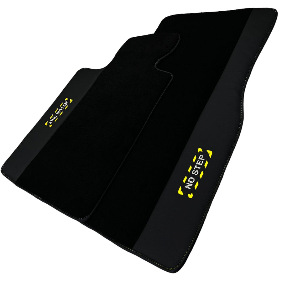 Black Floor Mats For BMW X5 Series F15 | Fighter Jet Edition - AutoWin